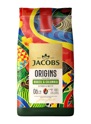 BEANS Jacobs Origins Brazil&Columbia 1000g